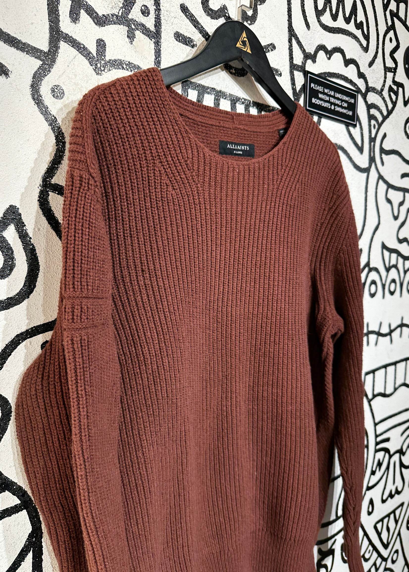Allsaints Knit Sweater Fem XL