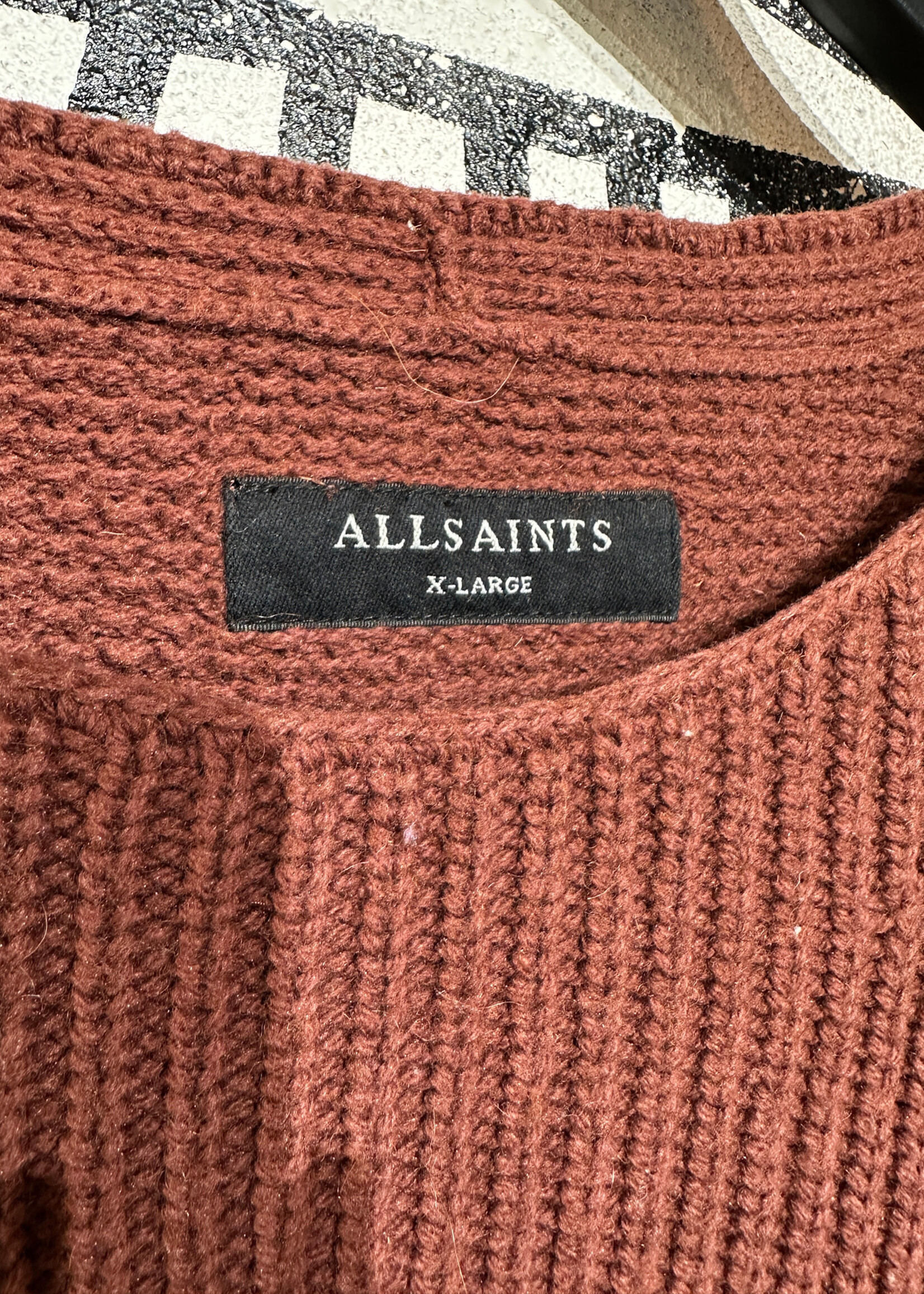 Allsaints Knit Sweater Fem XL