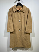 Vintage Camel Hair Trench Fem S/M
