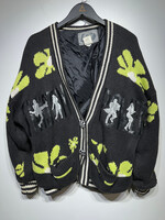 No Back to the Future Patchwork Cardigan Fits M/L AS IS