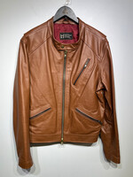 Dark Horse Brown Leather Jacket Masc XL