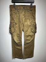 Tete Homme Brown Flared Double Knee Pants Macs 32"