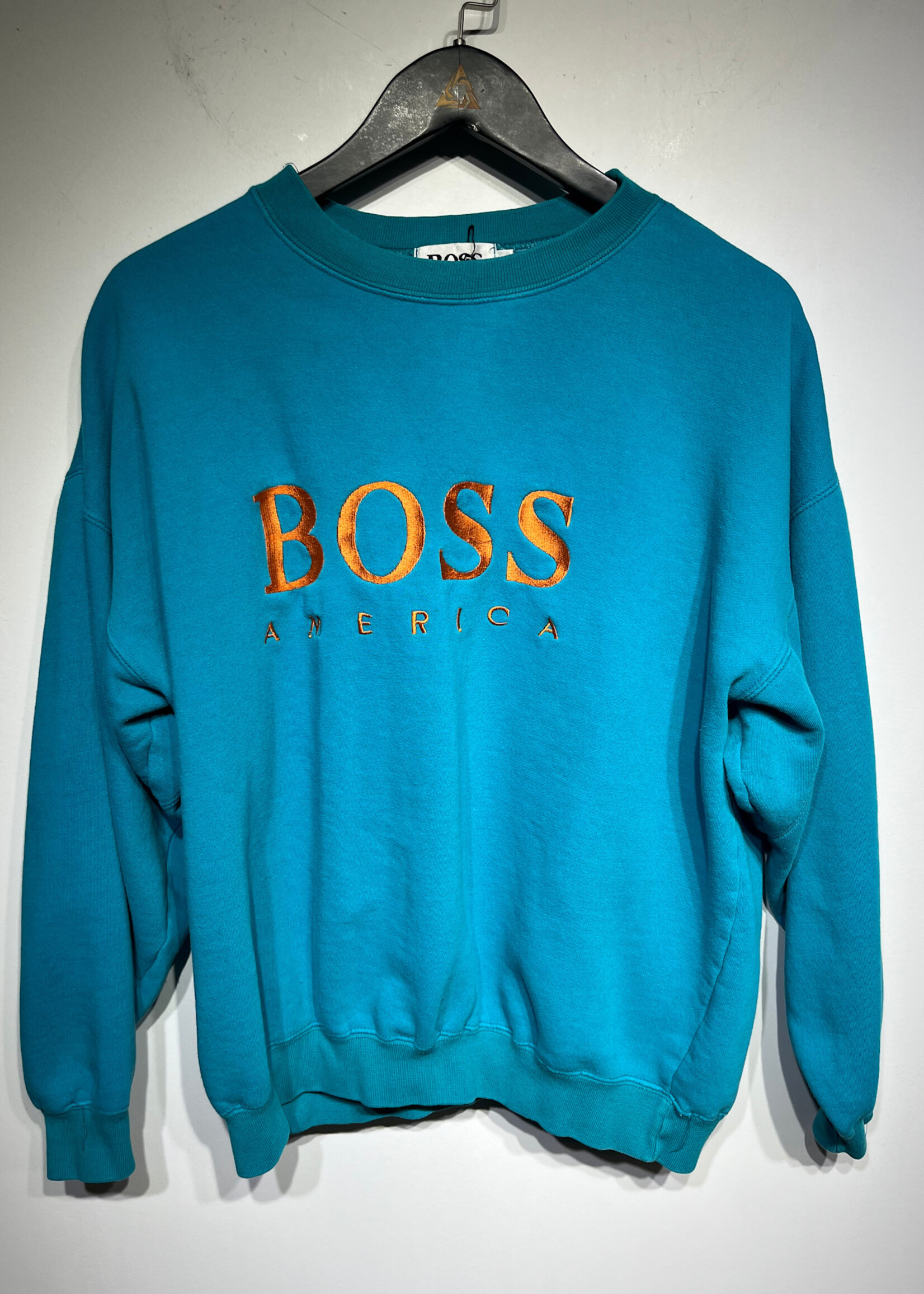 Hugo Boss Vintage Blue/Orange Sweatshirt Masc M