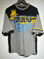 Fubu Y2K Grey Black Tee M