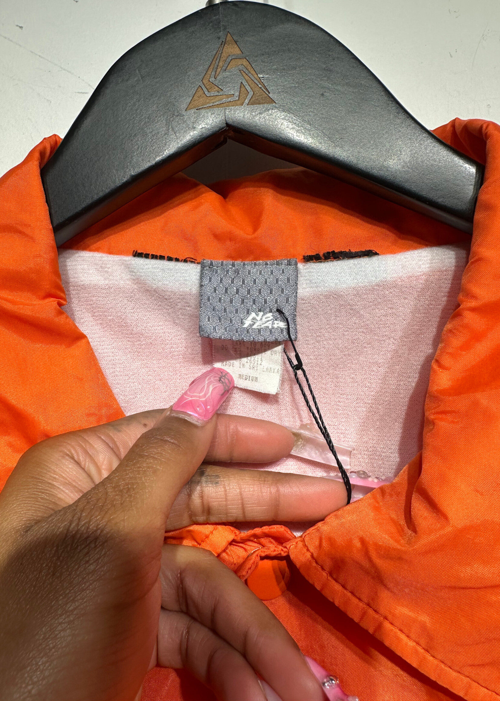 No Fear Orange Coaches Jacket Masc M