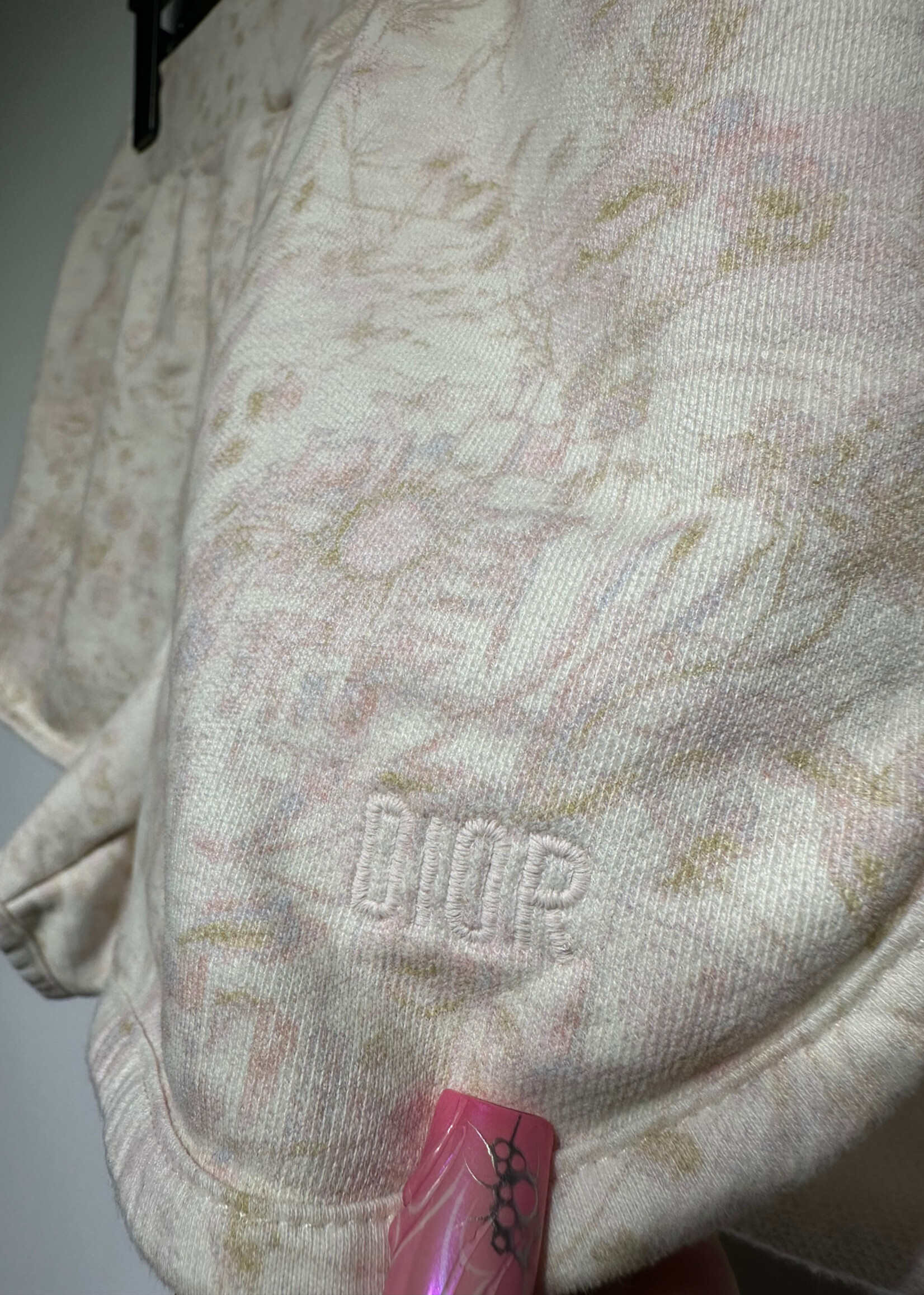 Dior Pink Floral Cotton Shorts 25