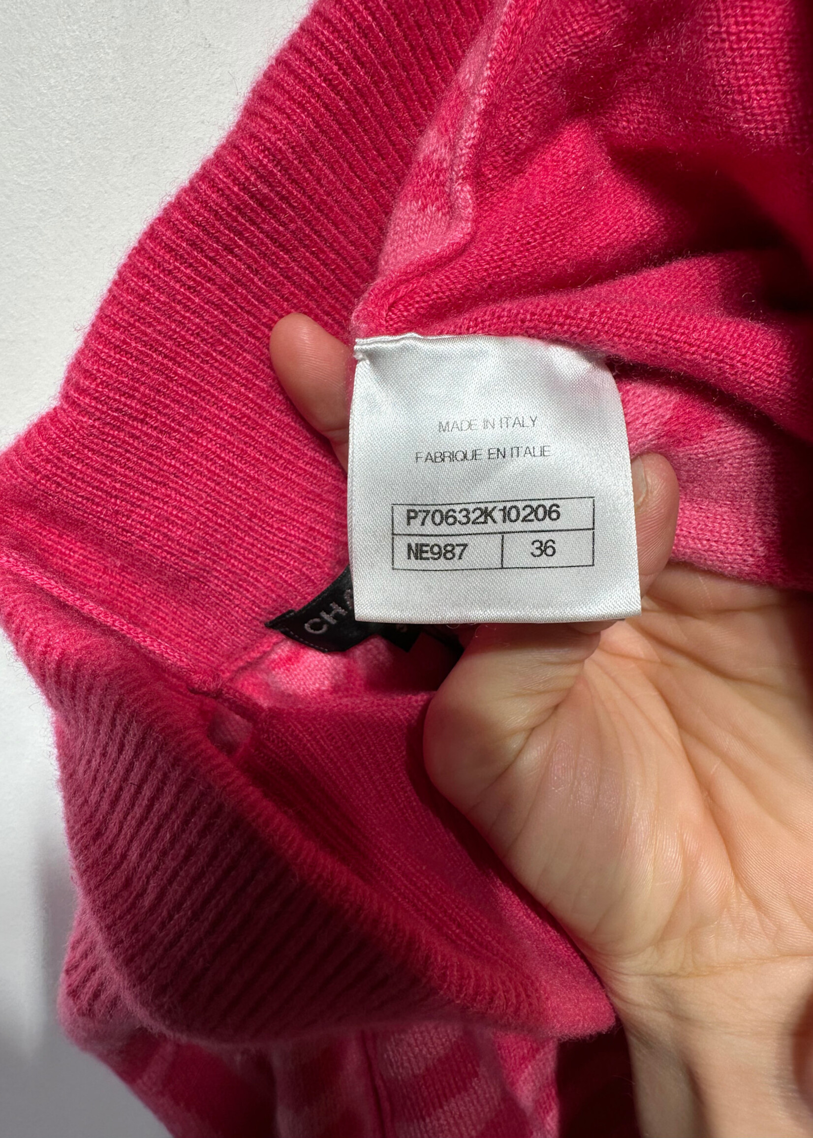 Chanel Resort 2021 Pink Cashmere Joggers  36 (26"-30")