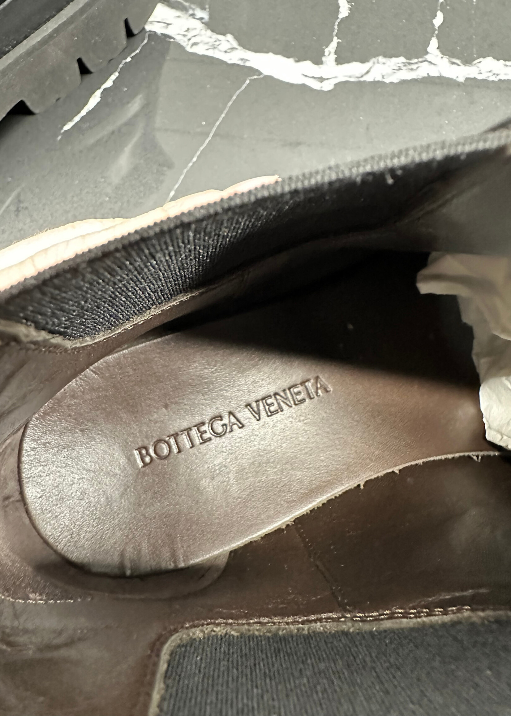 NIB Bottega Veneta Lug Ankle Boots 38/7.5