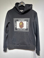 Bape Busy Works Black Hoodie L