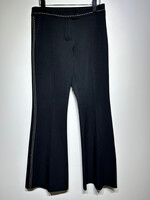 Jus Dorange Black White Stitch Flare Pants Fem 29