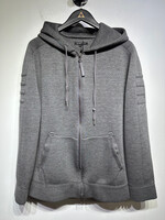 Helmut Grey Padded Sleeve Hoodie XL AS IS