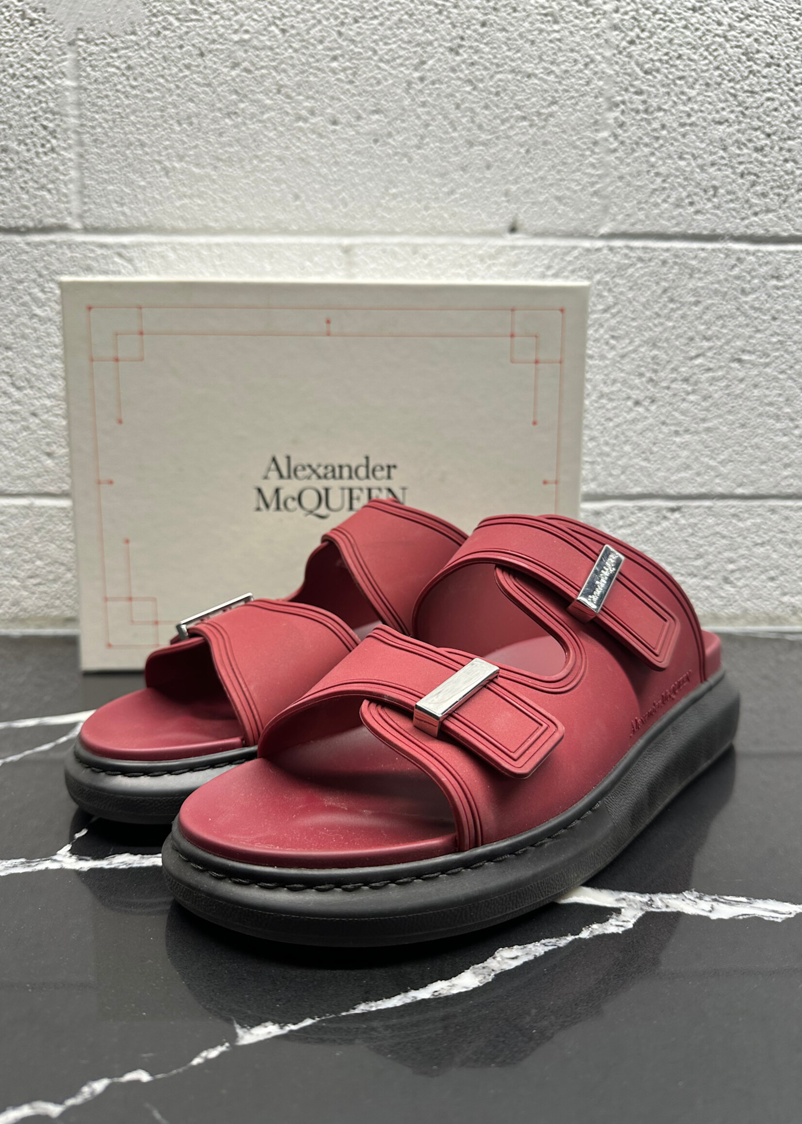 Alexander Mcqueen Hybrid Red Sandals 45/12