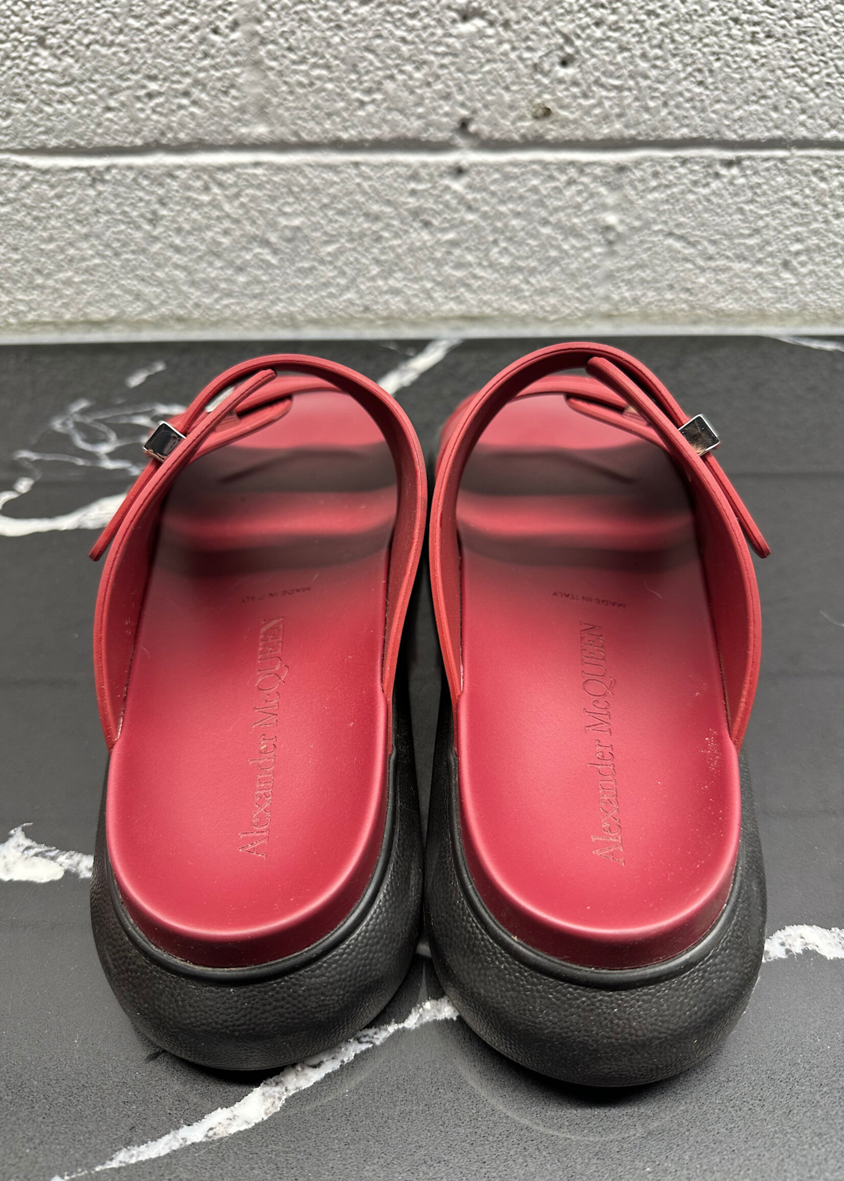 Alexander Mcqueen Hybrid Red Sandals 45/12
