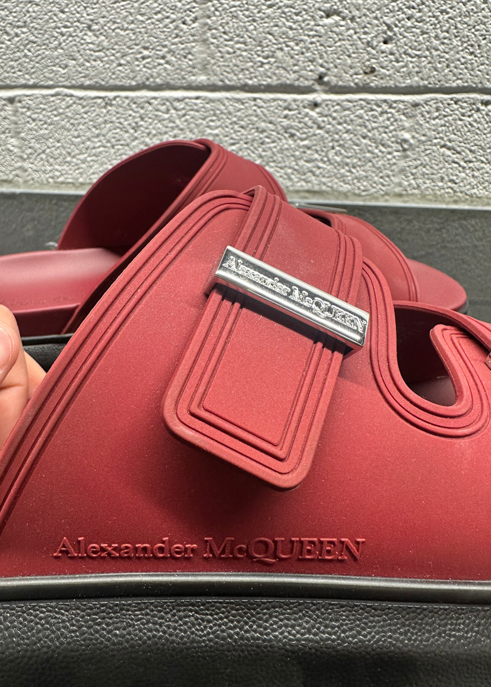 Alexander Mcqueen Hybrid Red Sandals 45/12