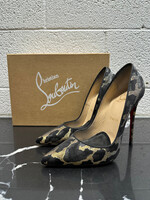 Louboutin Cheetah Pointed Toe Heel 7.5