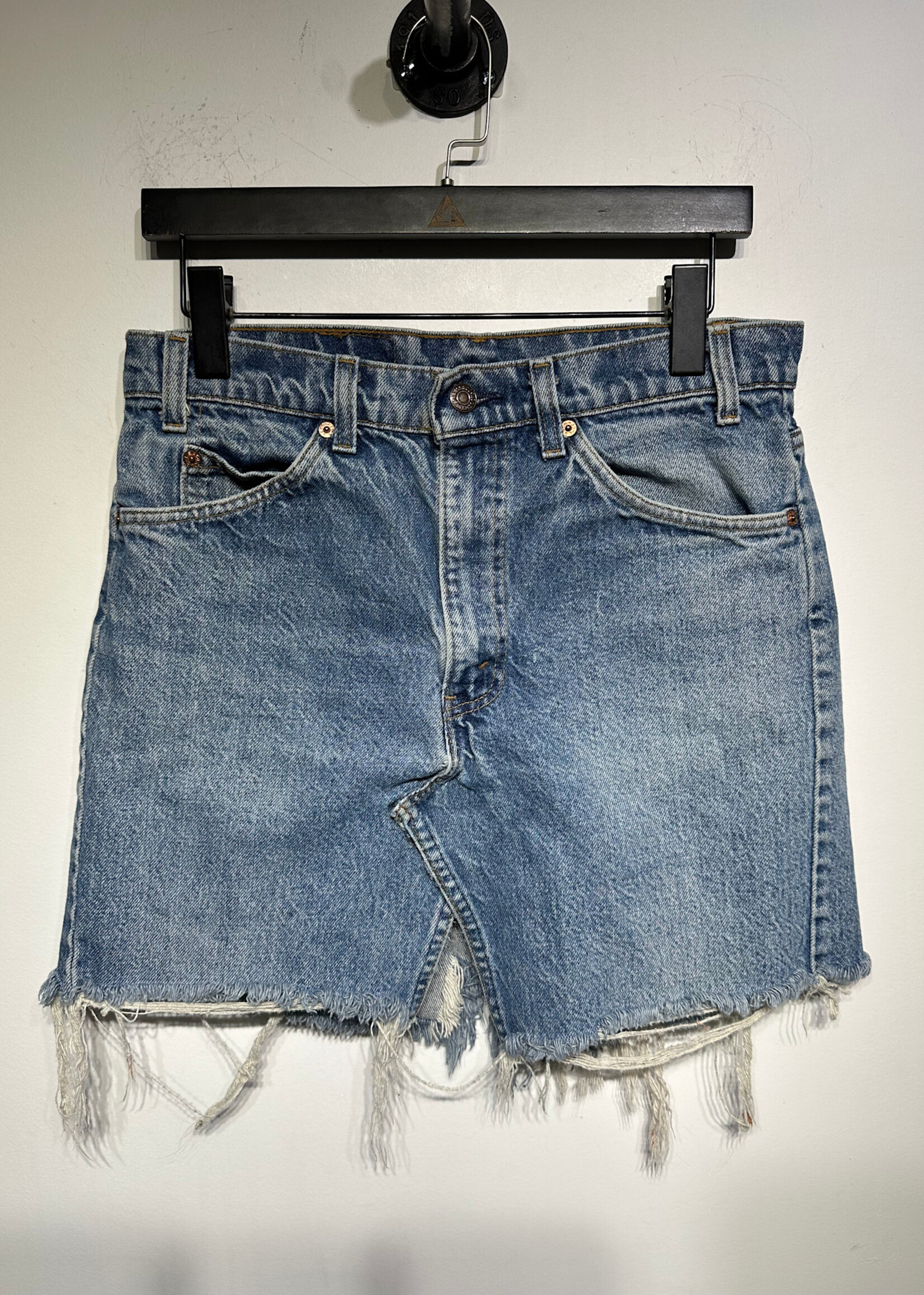 Vintage Levi's Orange Tab Rework Denim Skirt 31