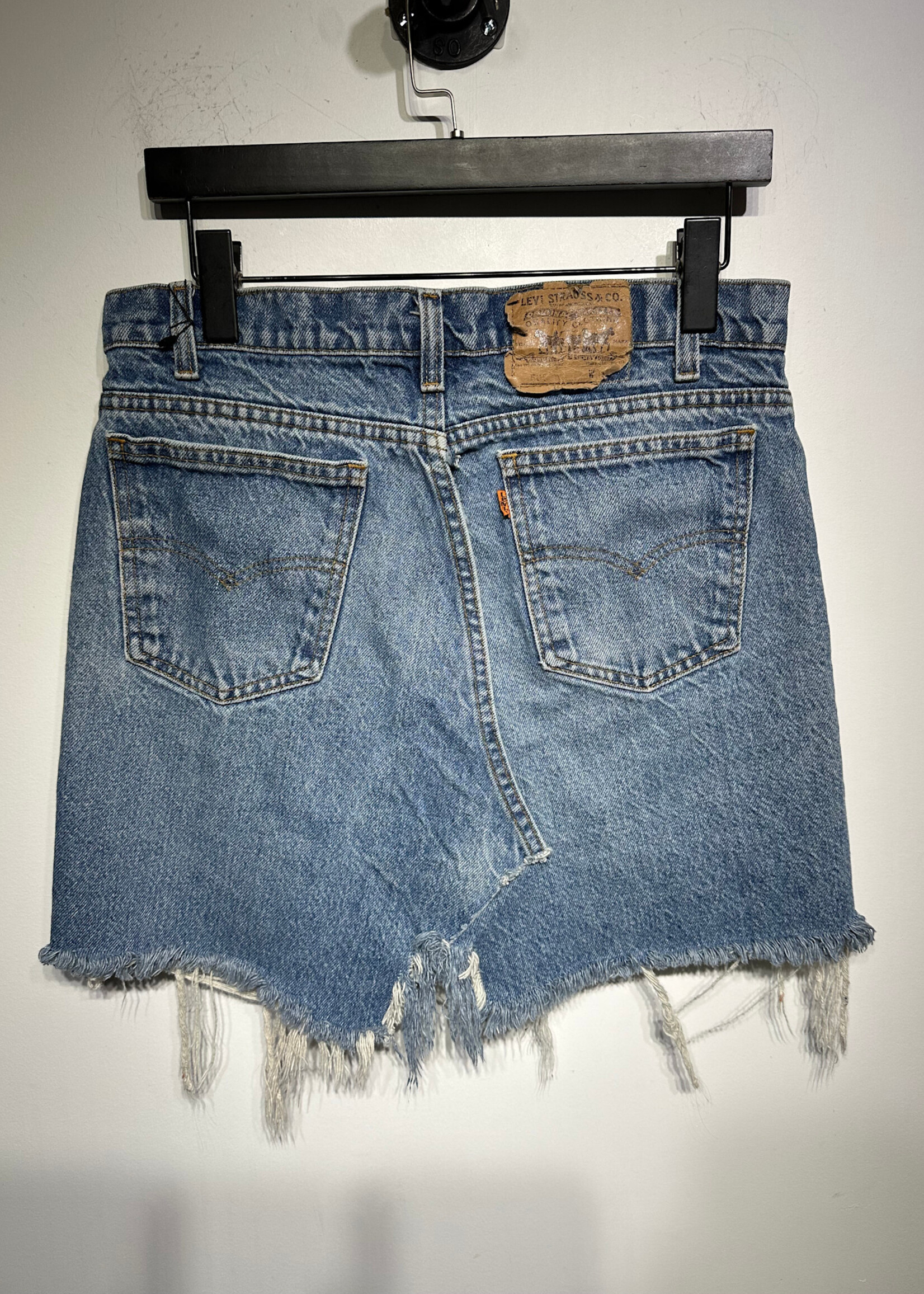 Vintage Levi's Orange Tab Rework Denim Skirt 31