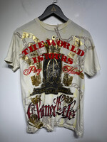Christian Audigier White Gold Tee M
