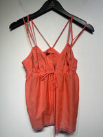 Zadig & Voltaire Pink Lace Tank XS