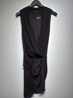 NWT All Saints Black Sheer Dress Fem S
