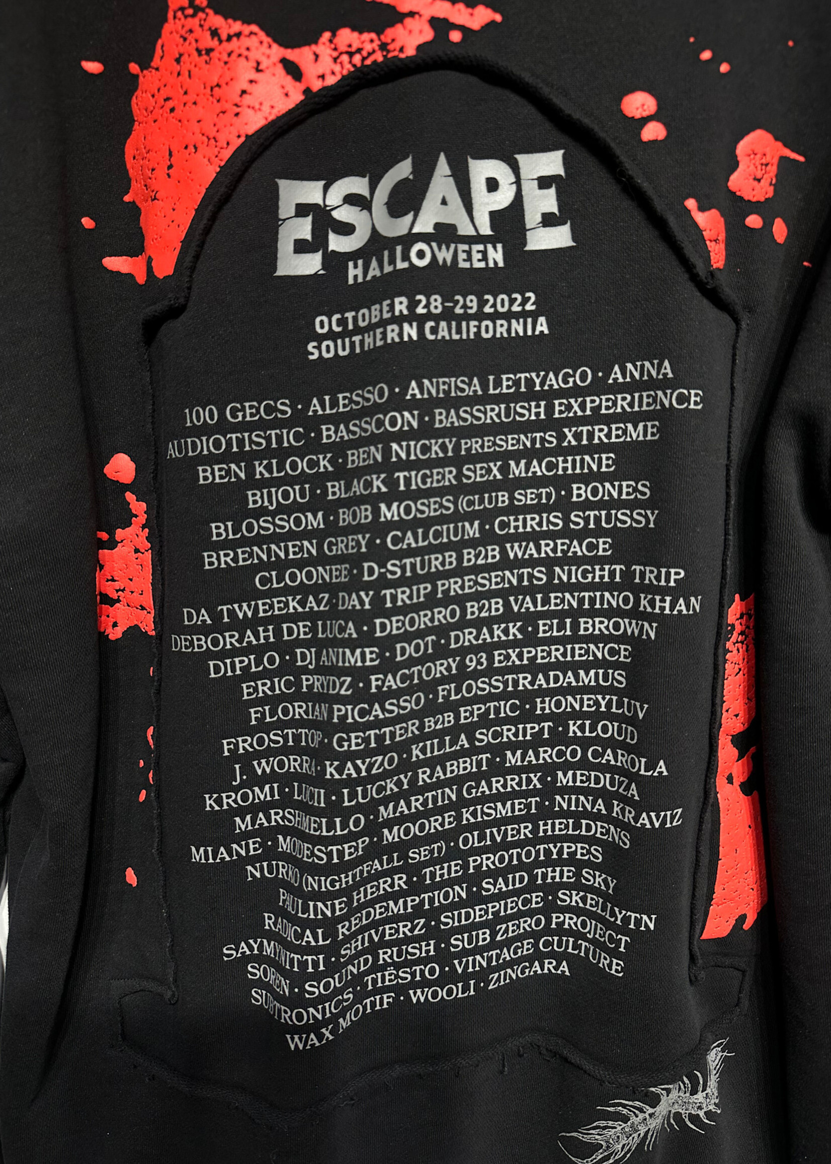 Insomniac Escape Black Hoodie L