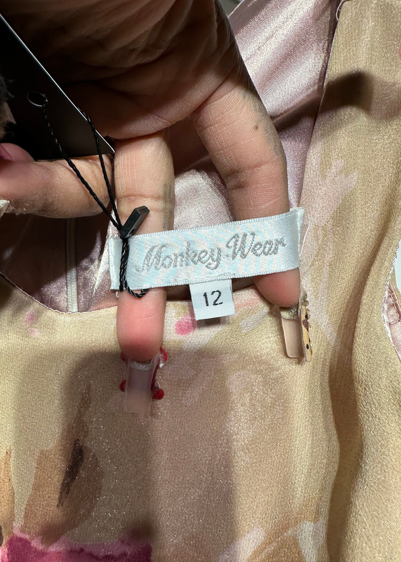 Monkey Wear Floral Dress S