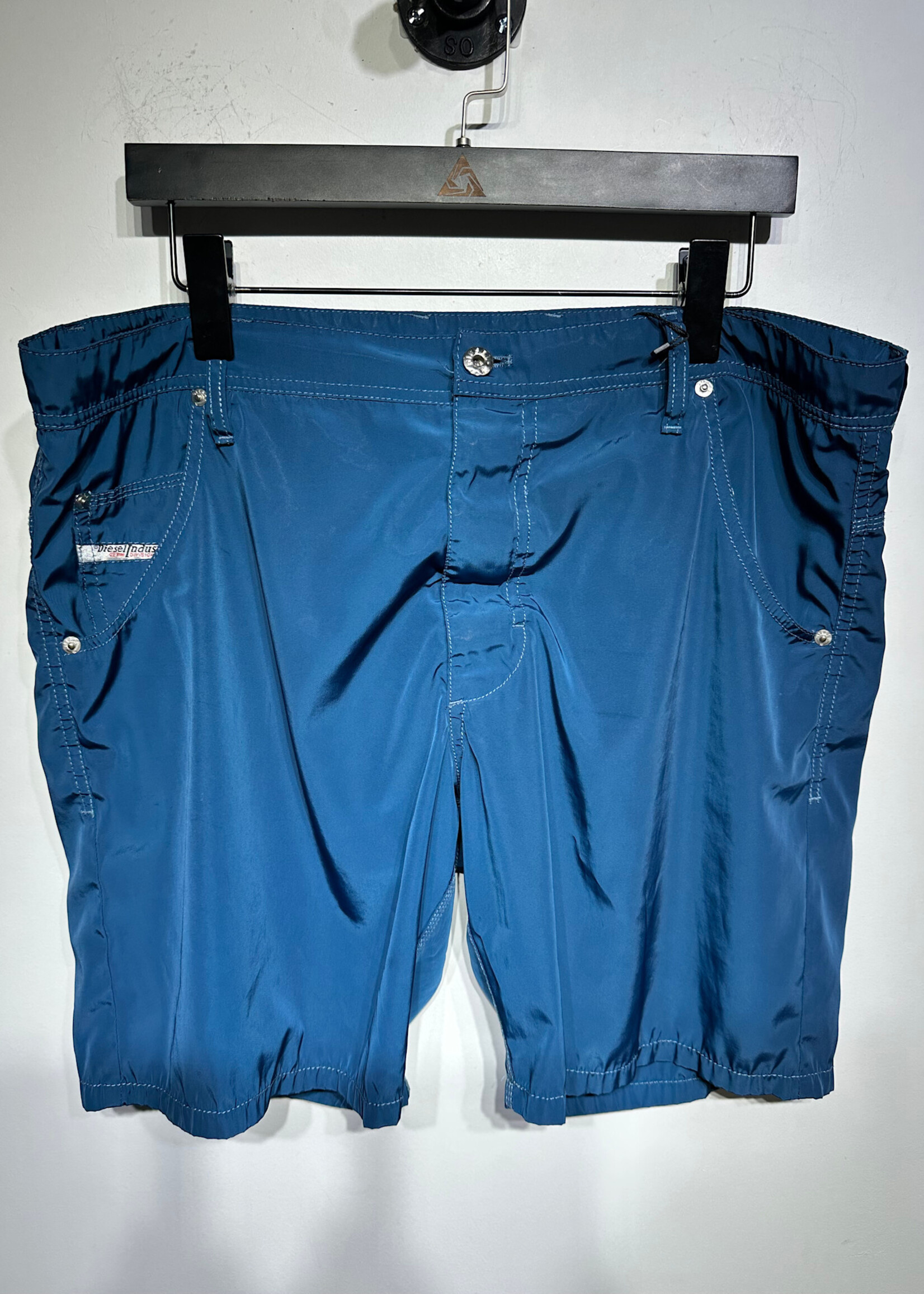 Diesel Navy Poly Board Shorts Masc 38"