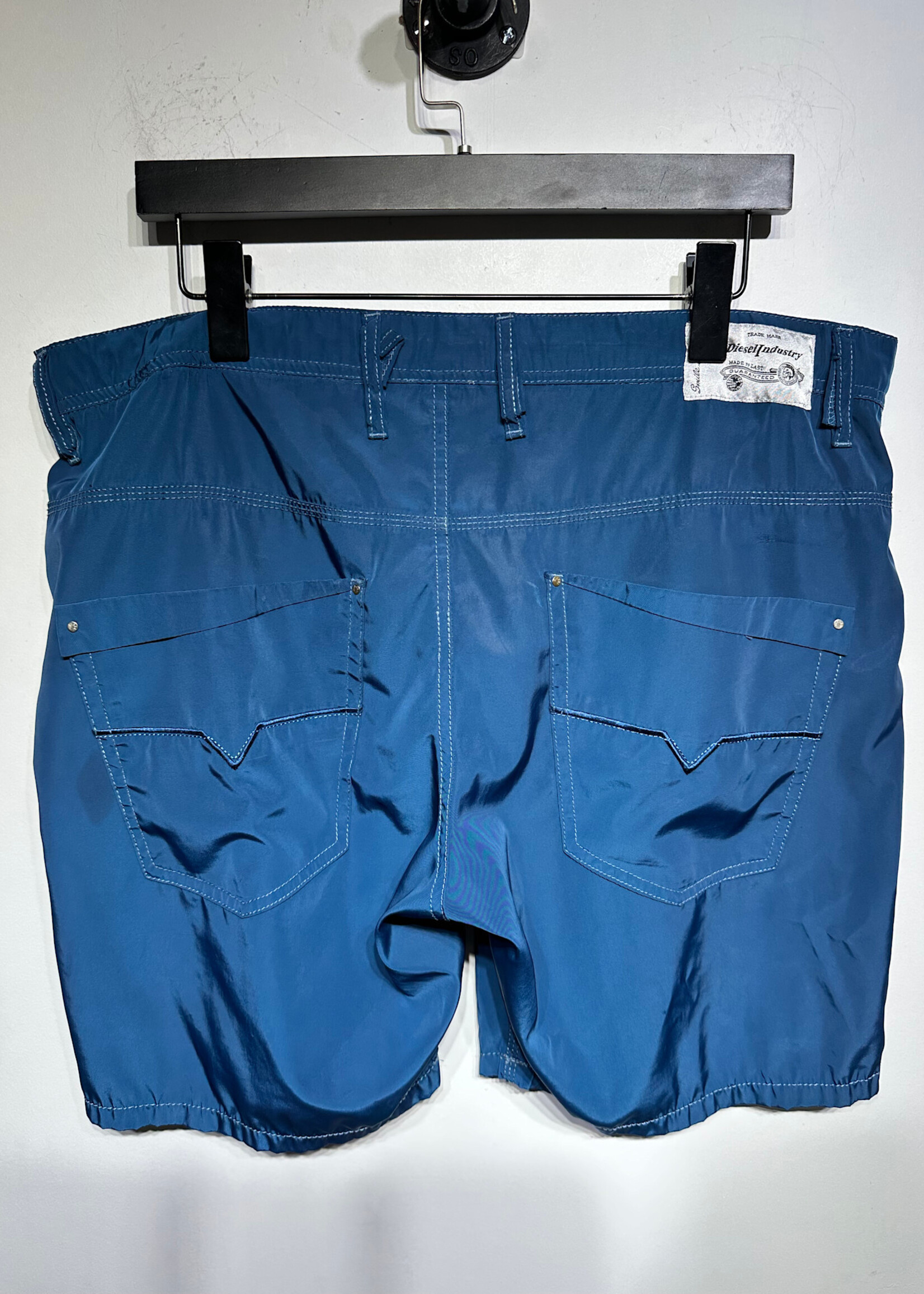 Diesel Navy Poly Board Shorts Masc 38"