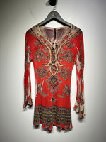 Moshka by Sienna Rose Y2K Sheer Orange Dress S