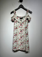 Vintage Rampage Rose Print Off Shoulder Dress M