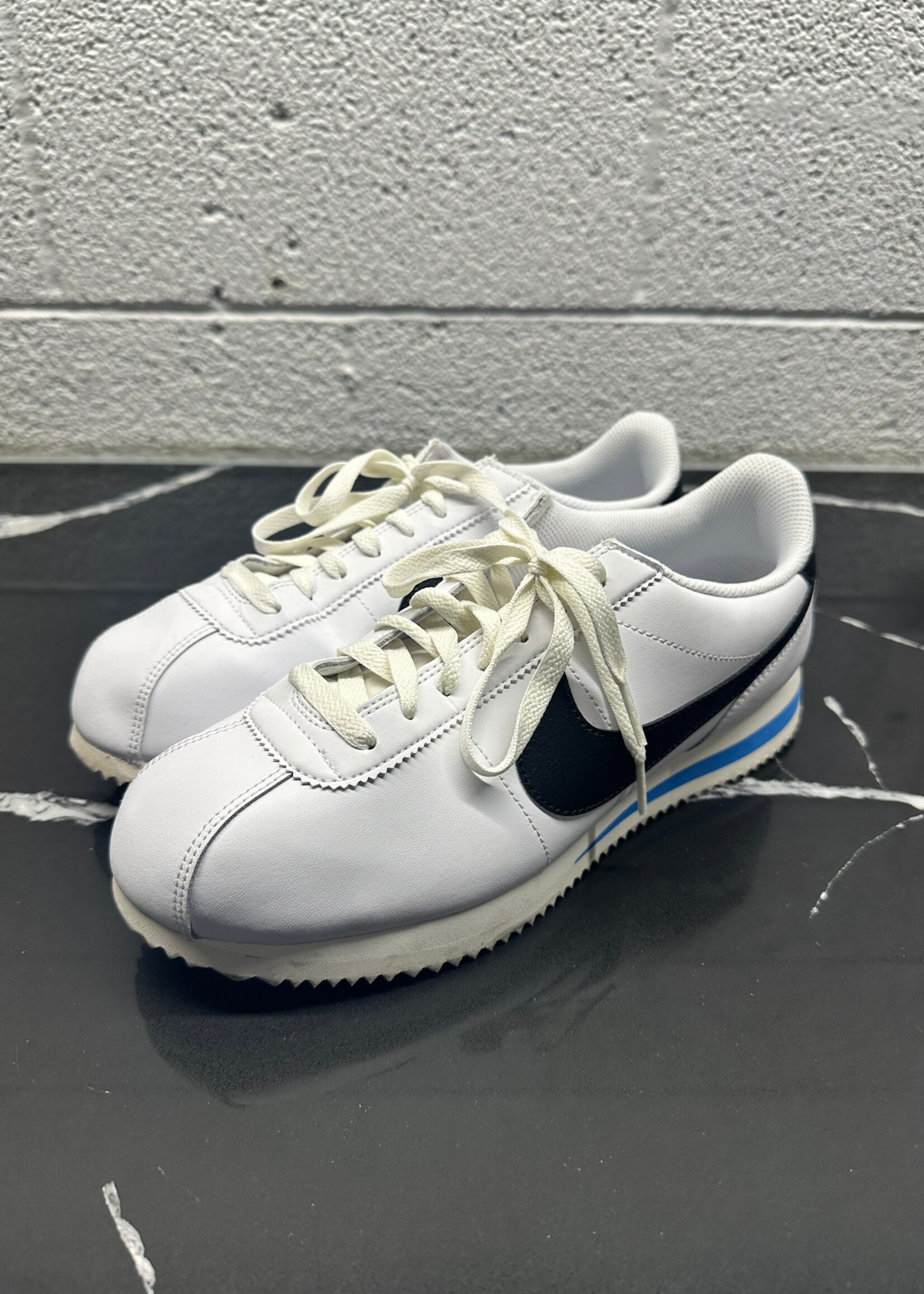 Nike White Blue Cortez Masc 9