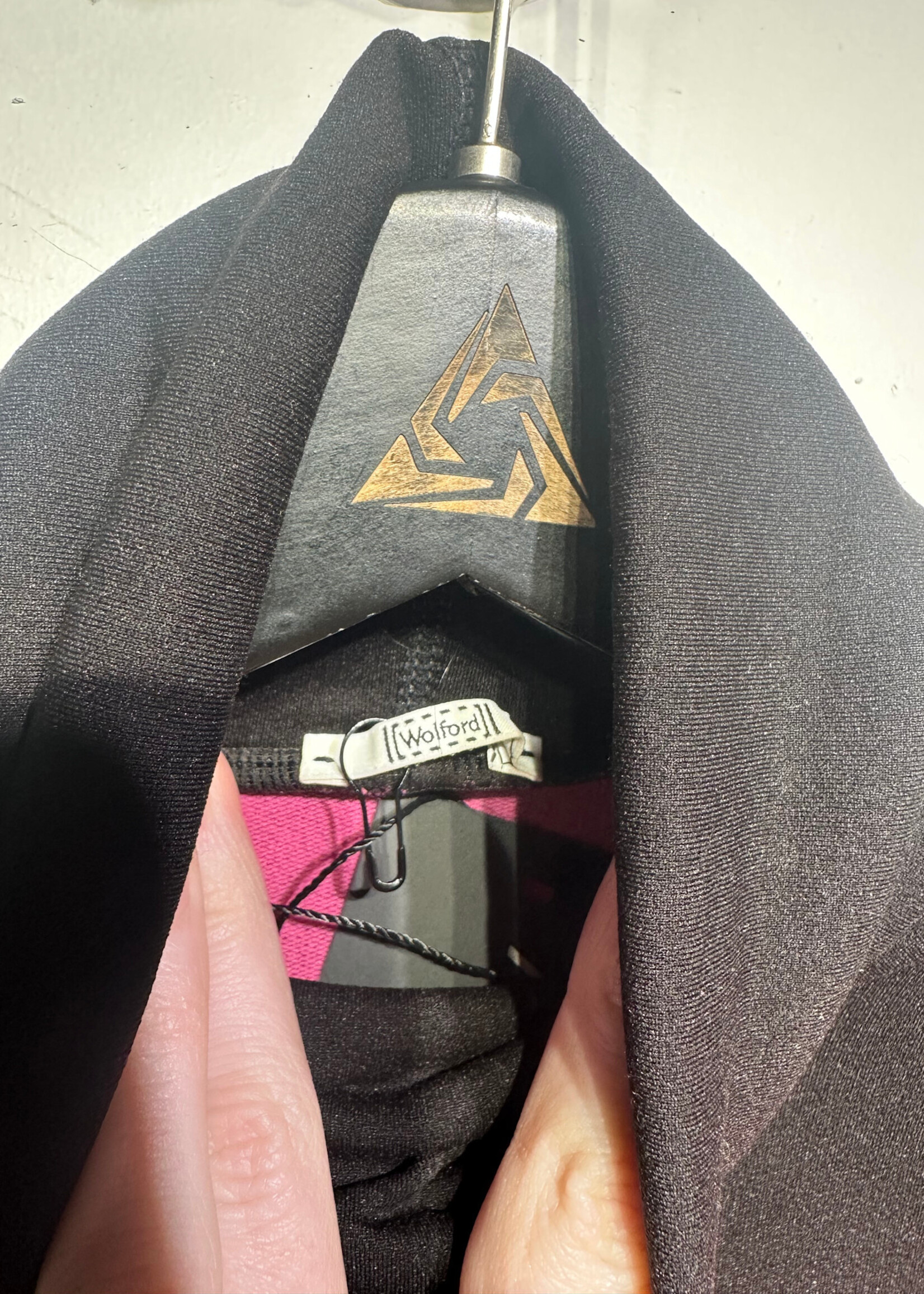 Wolford Black/Pink Slim Dress S