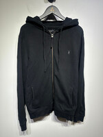 All Saints Zip Up Hoodie Black XL