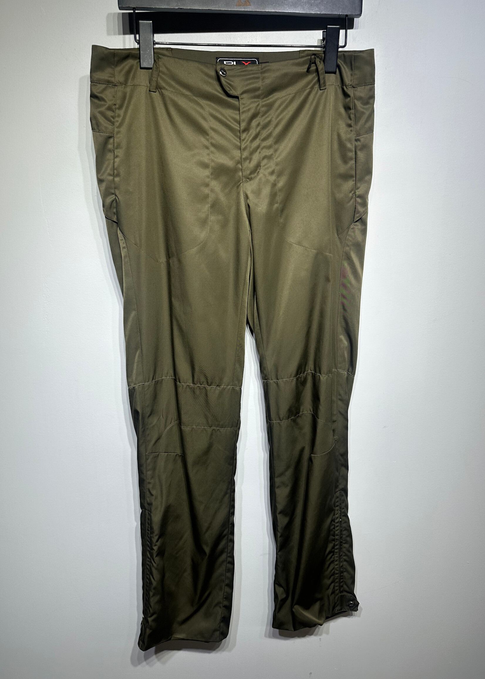 Ralph Lauren RLX Green Satin Pants 27
