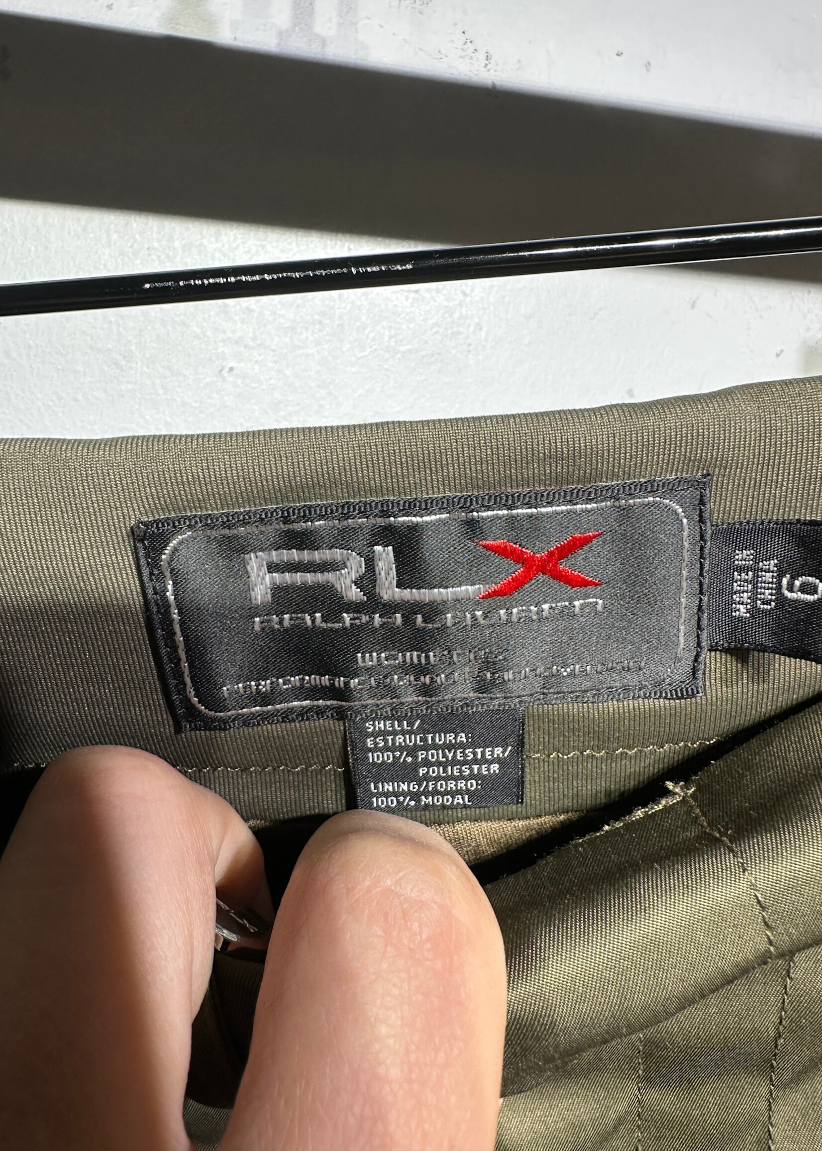 Ralph Lauren RLX Green Satin Pants 27