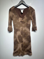 Jonathan Martin Brown Floral Dress S