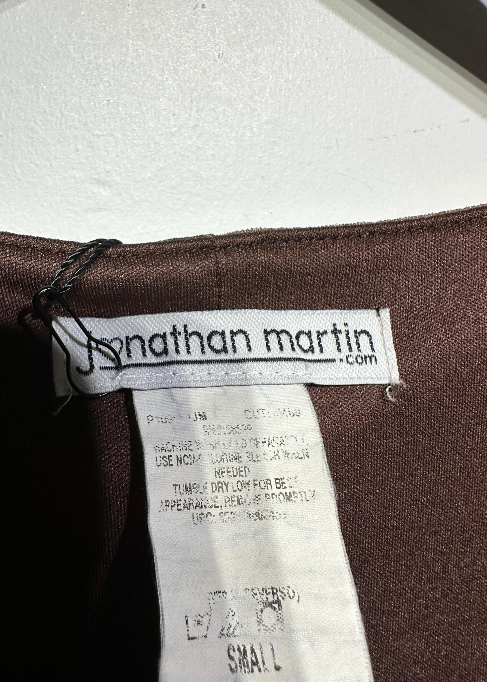 Jonathan Martin Brown Floral Dress S