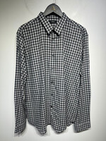 NWT Theory Gingham Grey Flannel XXL
