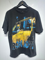 Bon Jovi Taxi Faded Black Tee L As Is