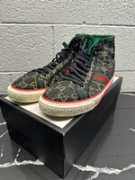 Gucci Black Monogram Tennis 1977 Hi Tops Fits Masc 11