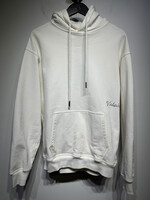 Valabasas White Bedazzled Winged Hoodie Masc S