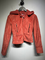 K Pink Sherpa Moto Jacket M