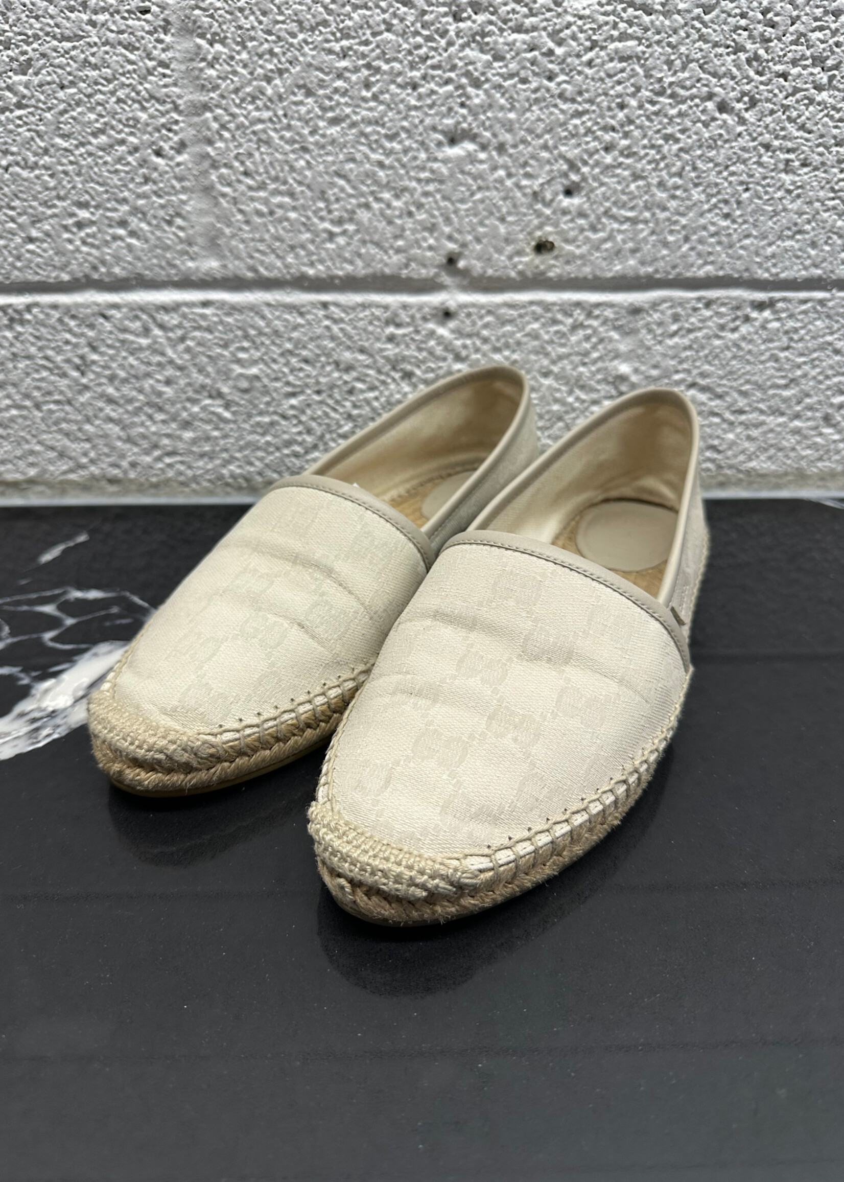 Gucci Espadrilles Canvas Beige 38