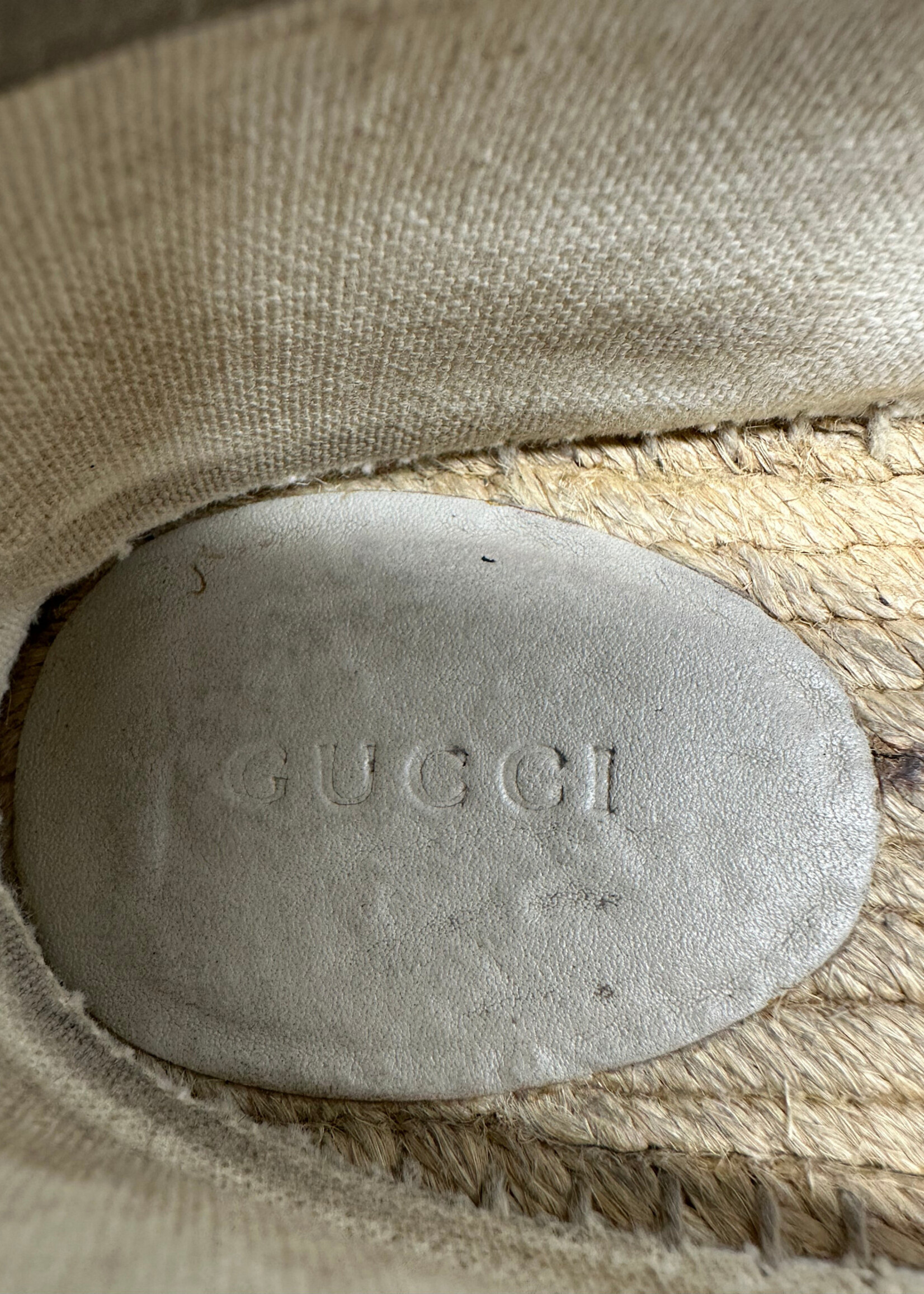 Gucci Espadrilles Canvas Beige 38