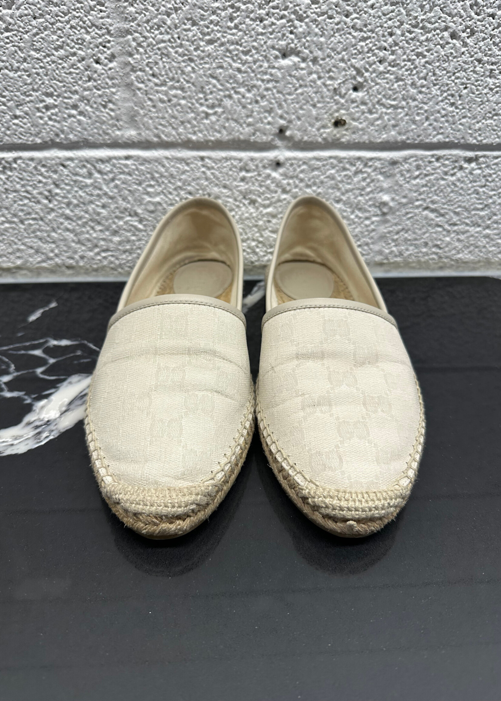 Gucci Espadrilles Canvas Beige 38