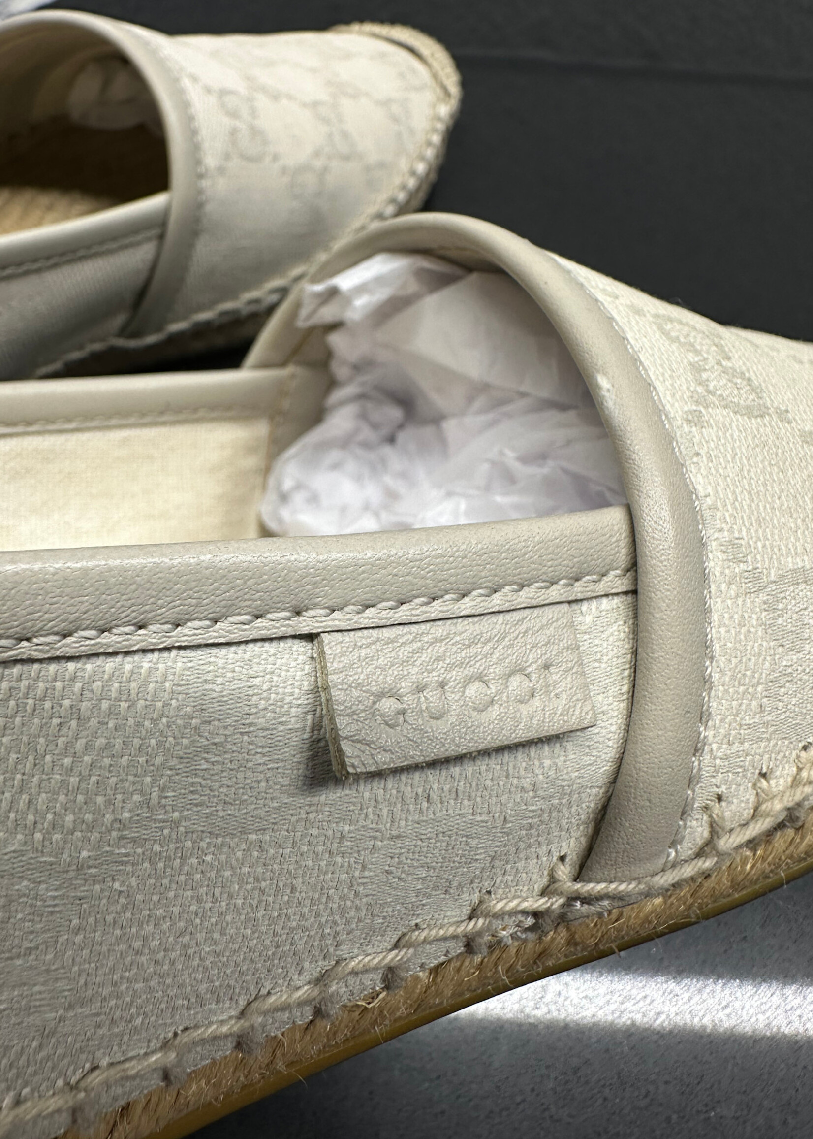 Gucci Espadrilles Canvas Beige 38