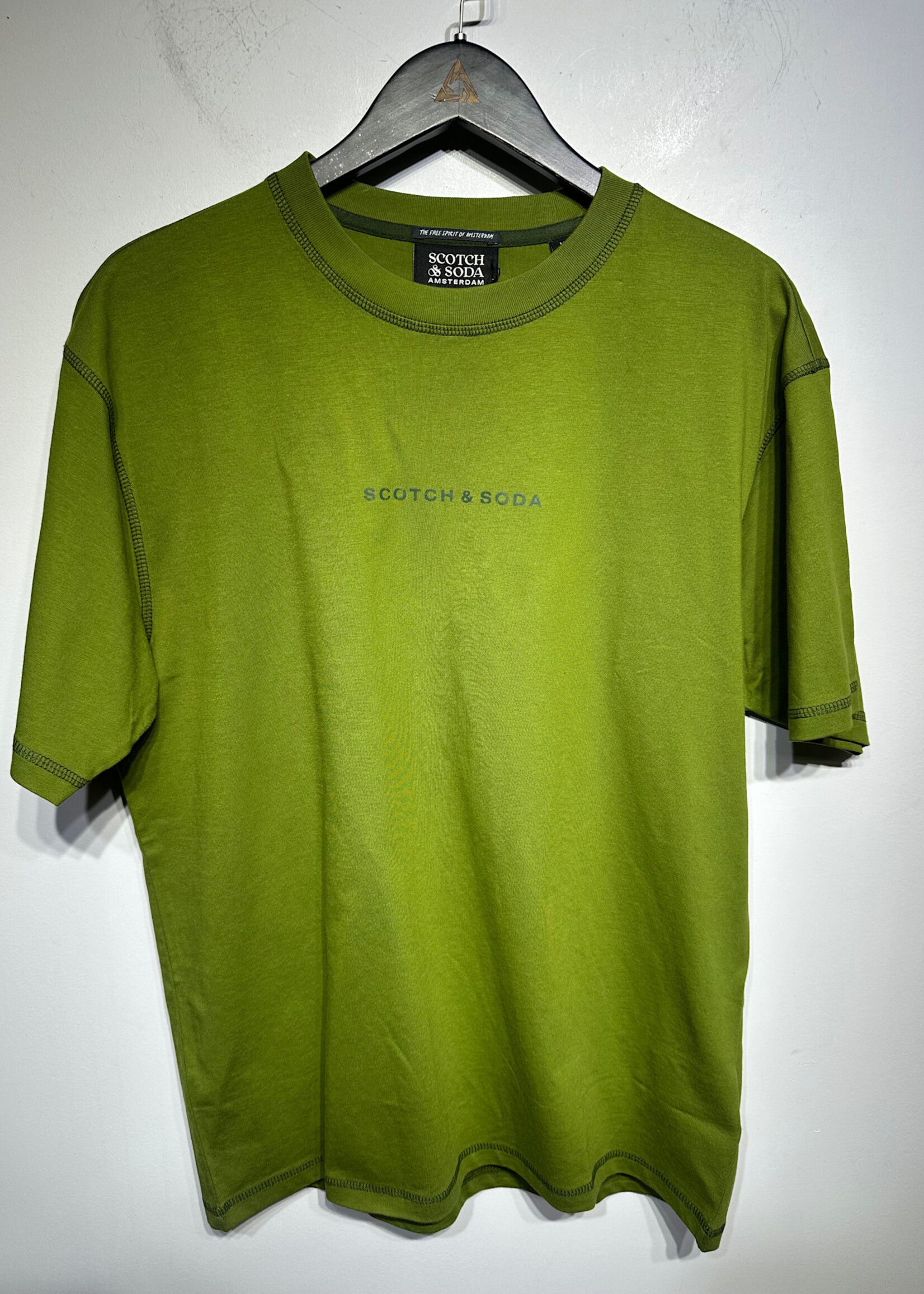 Scotch And Soda Small Logo Tee Green M