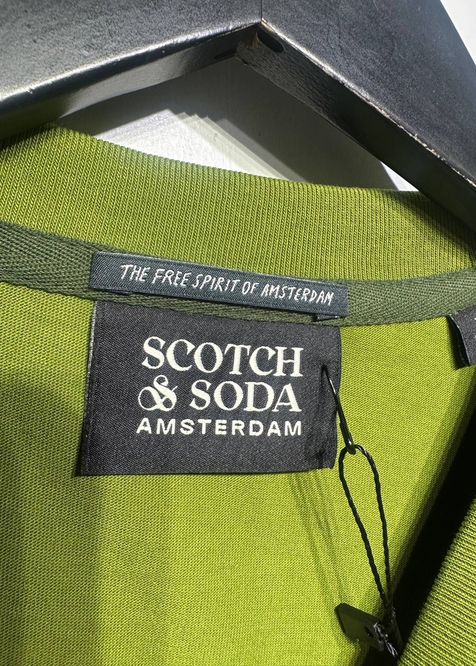 Scotch And Soda Small Logo Tee Green M