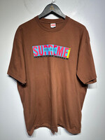 Supreme All Over The Place Tee Brown XL