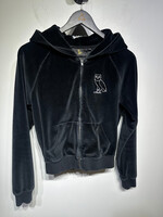 Ovo Velour Encrested Owl Zip Hoodie Fem S